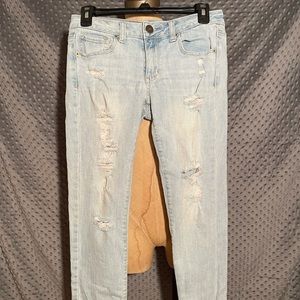 holy light wash high rise jeans